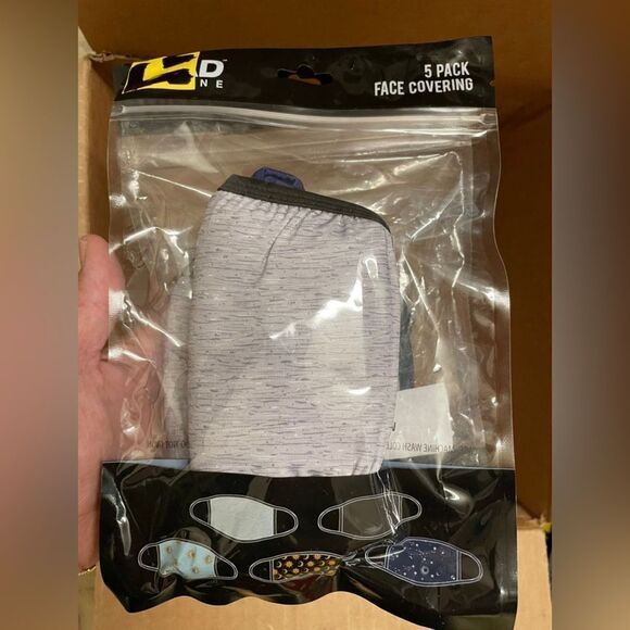 5 pack face covering masks facemasks - Picture 1 of 4